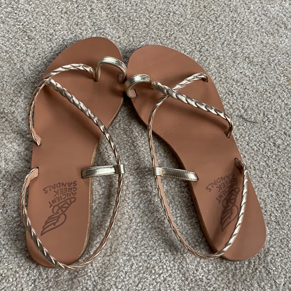 Ancient Greek braided sandals